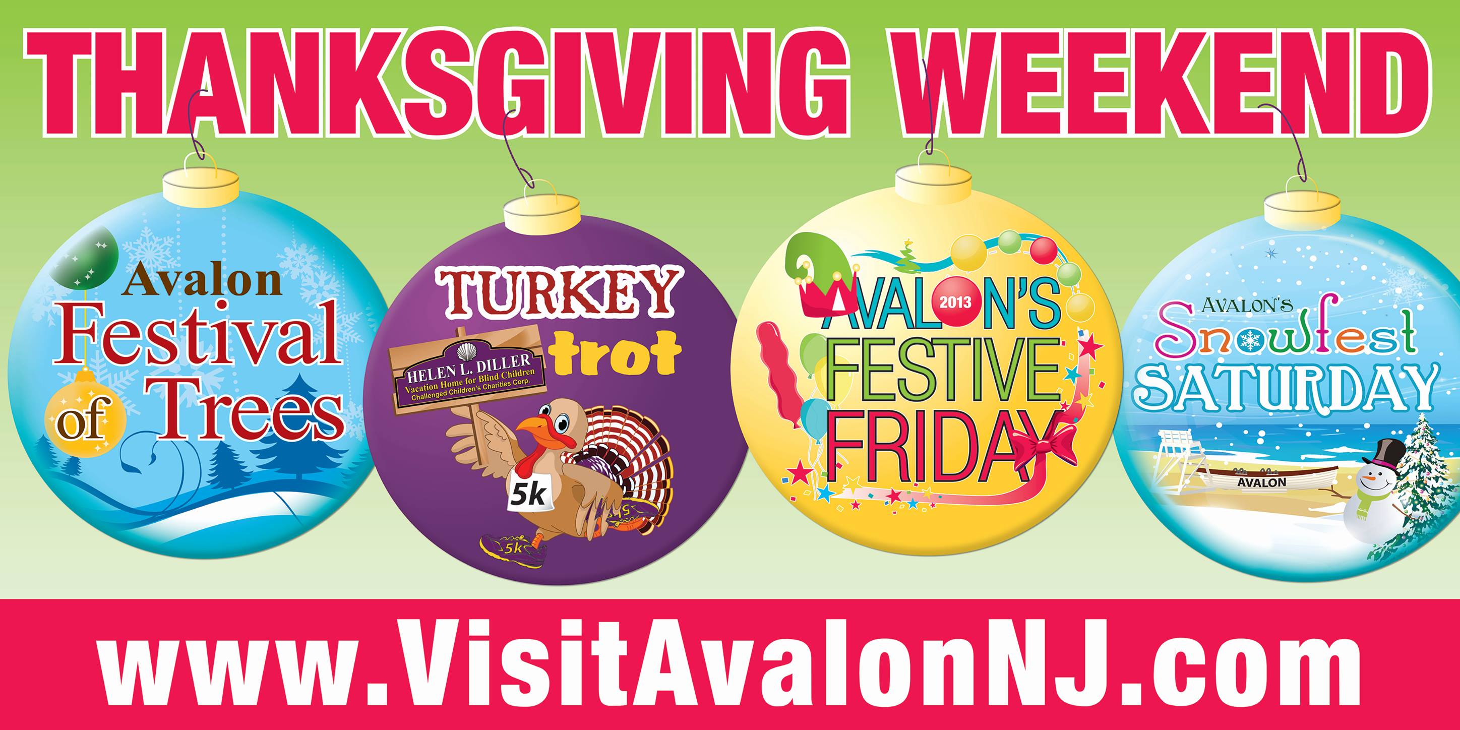 Thanksgiving Weekend Event Details in Avalon! Avalon, New Jersey