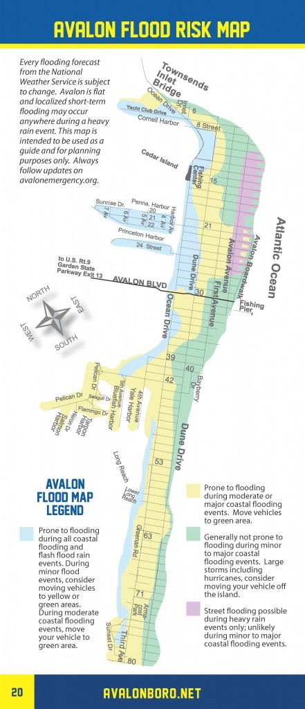 Avalon's Flood Risk Map