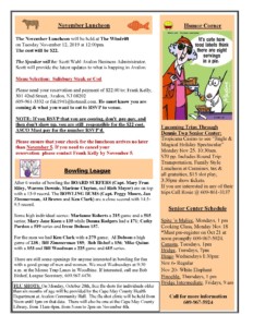 Two page ASCO newsletter