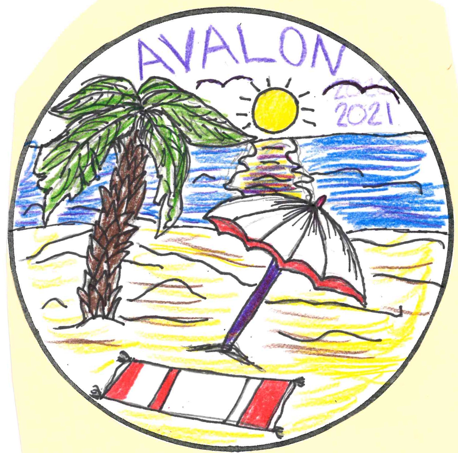 Avalon’s 2021 Seasonal Beach Tag Art Award WinnerCynthia Sakoulas