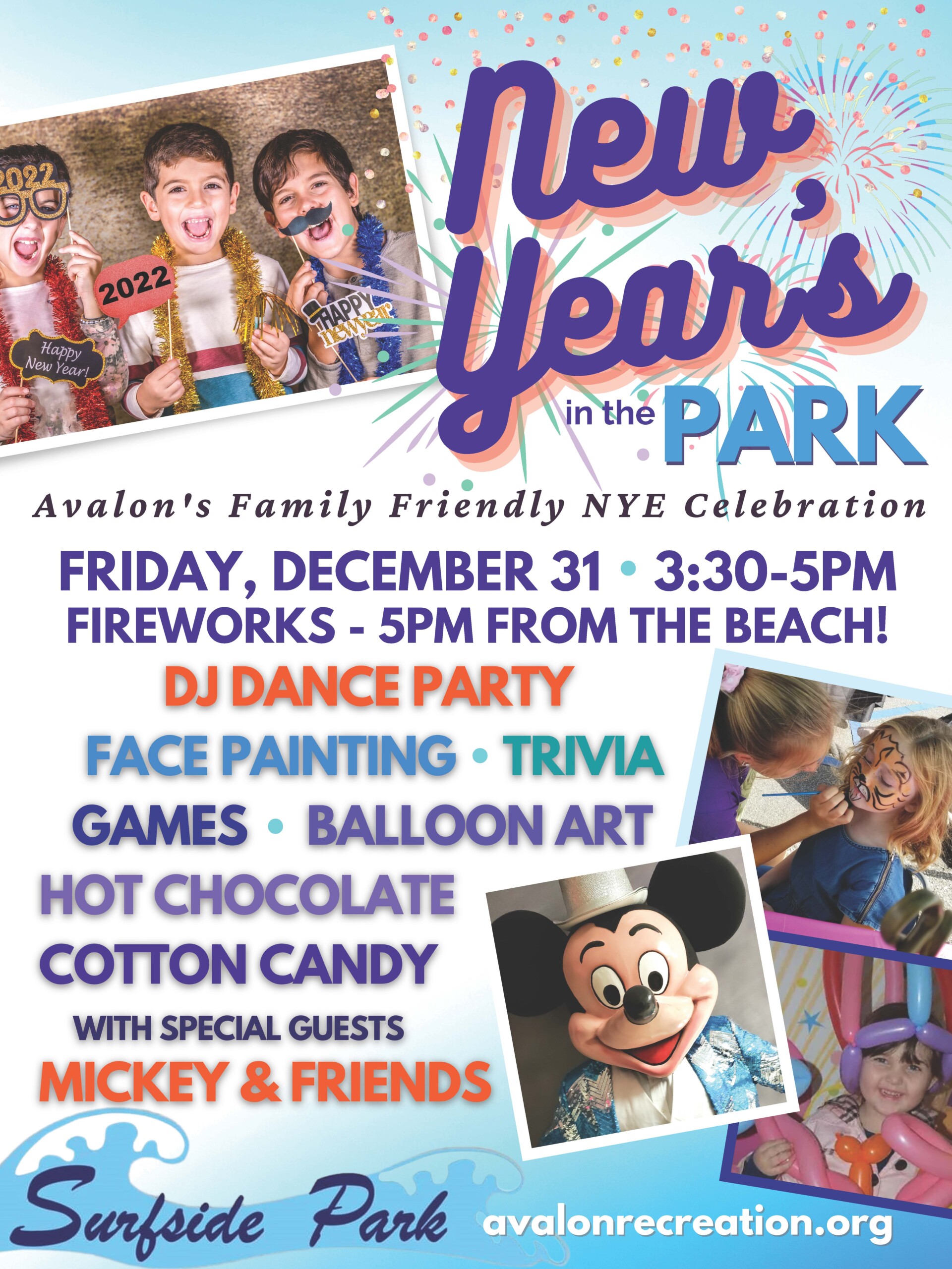 Avalon to Present New Year’s Eve Kids’ Party, Fireworks on December