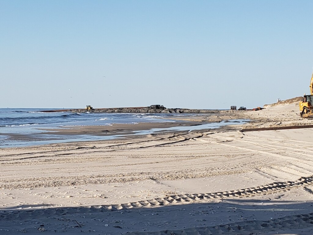 Sand placed on Avalon's 12th Street beach (1024×668) – Avalon, New Jersey