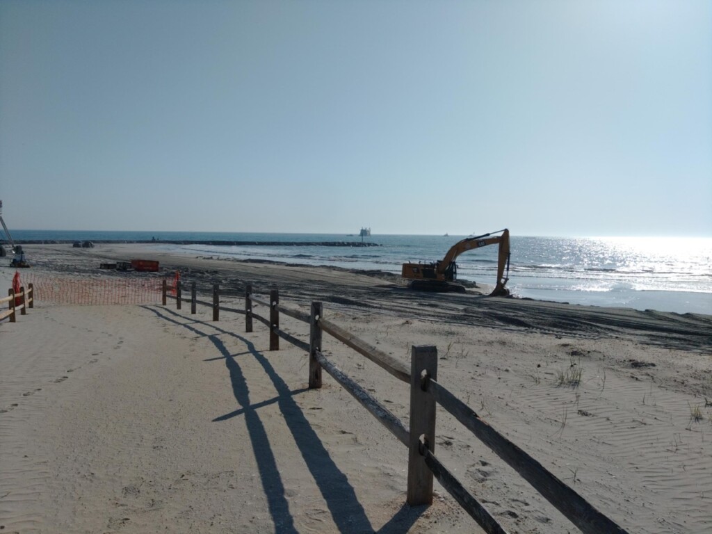 Sand placed on Avalon's 12th Street beach (1024×668) – Avalon, New Jersey